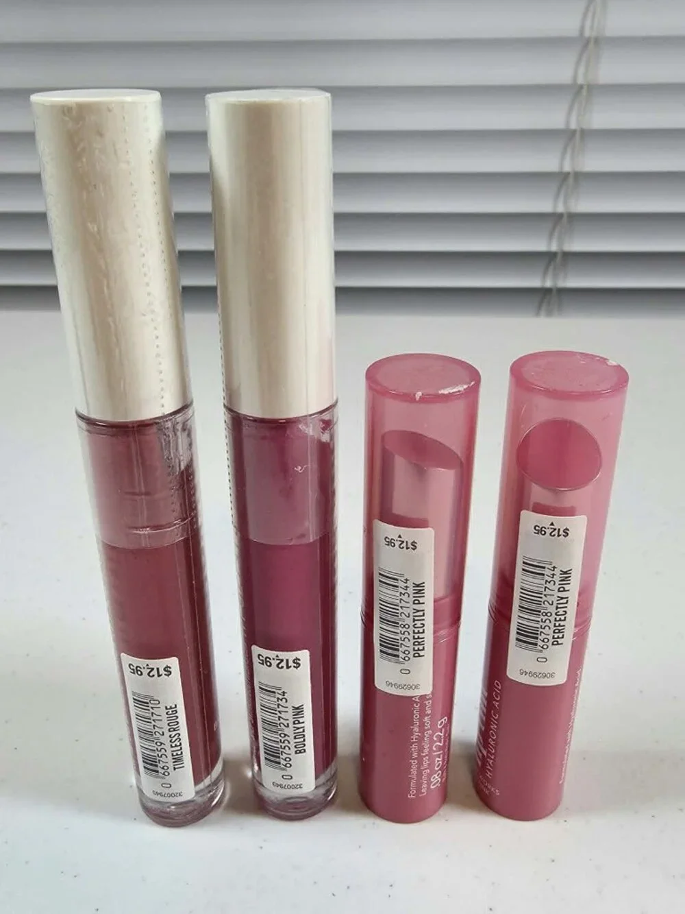 BATH & BODY WORKS LIP GLOSS LIP GLOSSIES LIP TINT PINK ROUGE (4) NEW SEALED